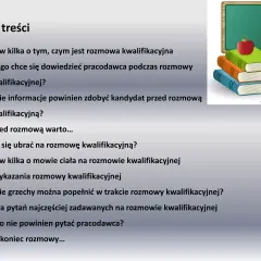 Spis treści do rozmowy kwalifikacyjnej: jak się przygotować, czego się dowiedzieć i jakie pytania zadać.