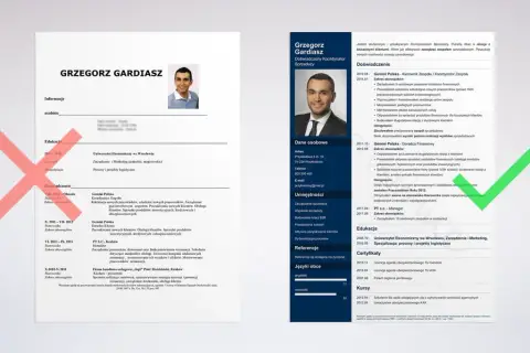 CV Grzegorza Gardiasza, koordynatora sprzedaży. Wpisane zainteresowania w CV to zarządzanie sprzedażą, wsparcie, budowanie relacji B2B, szkolenia i pozyskiwanie klientów.